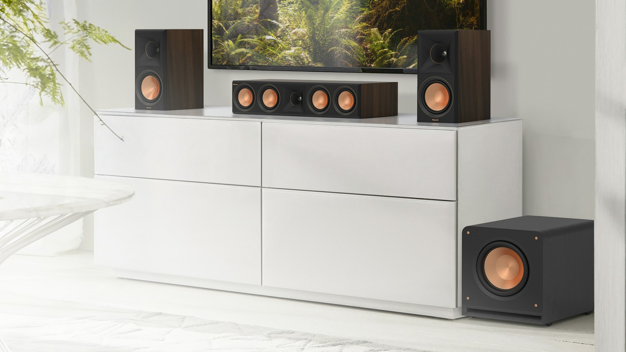 RP 1200 SW in a 3 1 configuration with other Reference Premiere Speakers